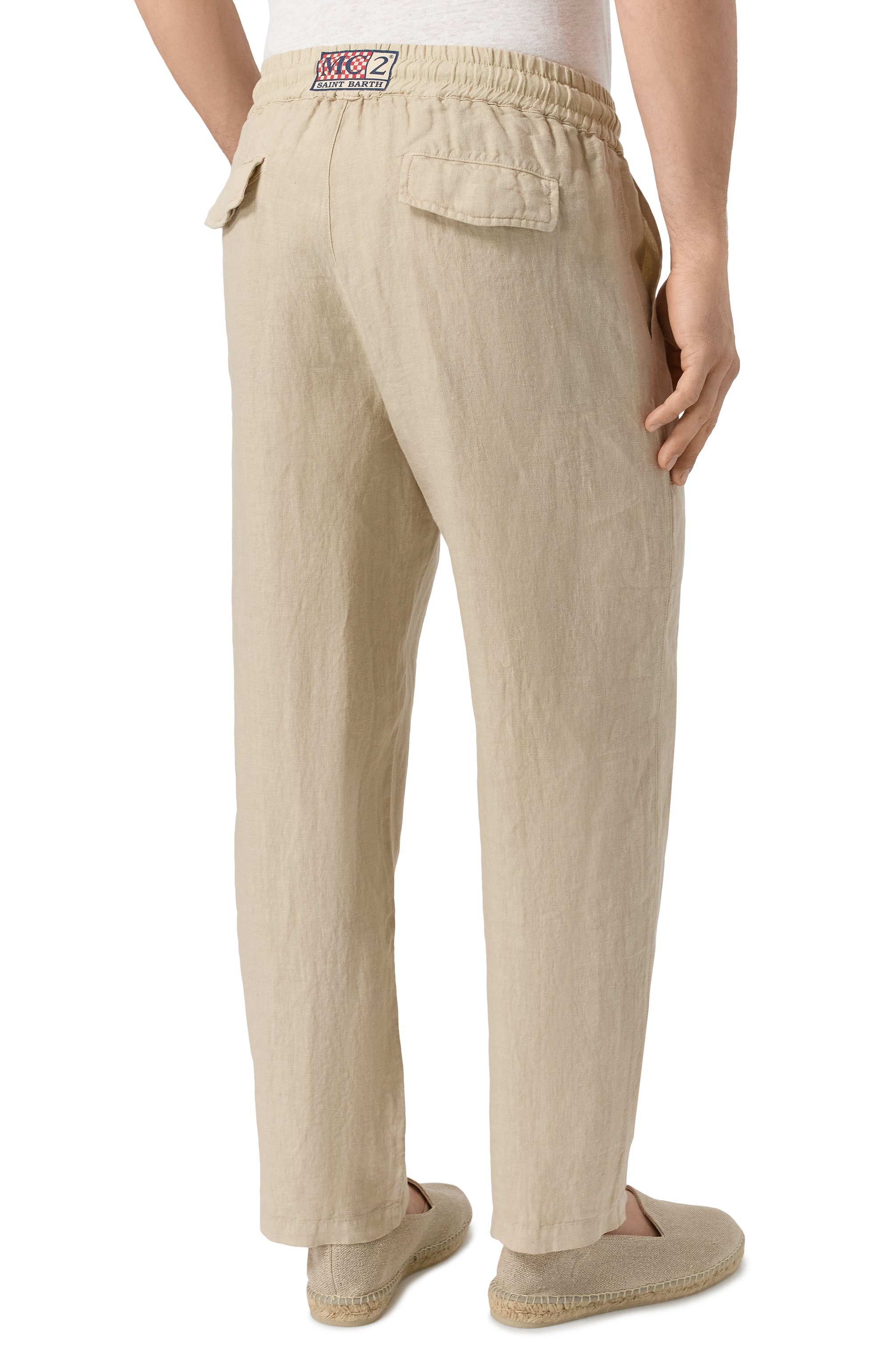 Льняные брюки MC2 SAINT BARTH, арт. STBM CALAIS/00275H, фото 4