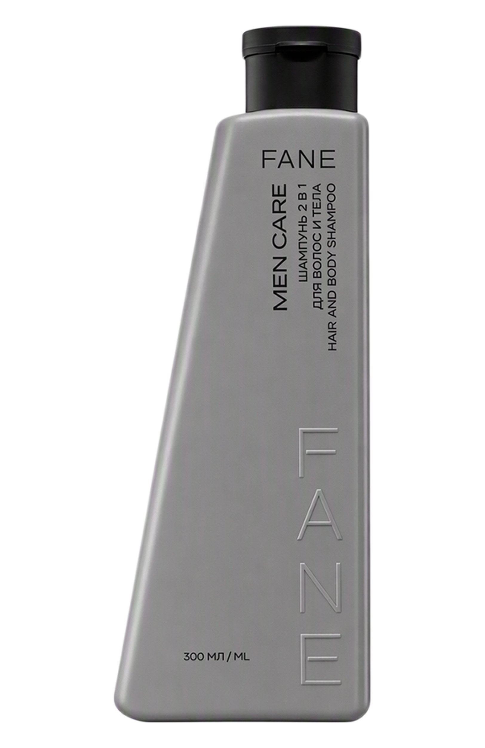 Шампунь для волос и тела 2 в 1 men care (300ml) FANE бесцветного цвета по цене 3490 руб., арт. 4670203714521, фото 1 Шампунь для волос и тела 2 в 1 men care (300ml) FANE, арт. 4670203714521, фото 1