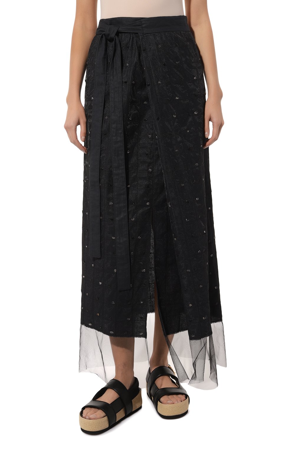 Юбка MIDGARD PARIS черного цвета по цене 41000 руб., арт. А50102, фото 3 Юбка MIDGARD PARIS, арт. А50102, фото 3