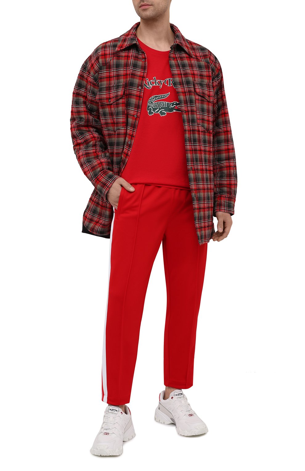 Хлопковая футболка lacoste x ricky regal LACOSTE, арт. TH1745, фото 2