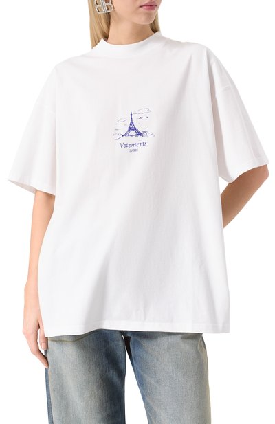 Хлопковая футболка VETEMENTS, арт. UA66TR705W, фото 3