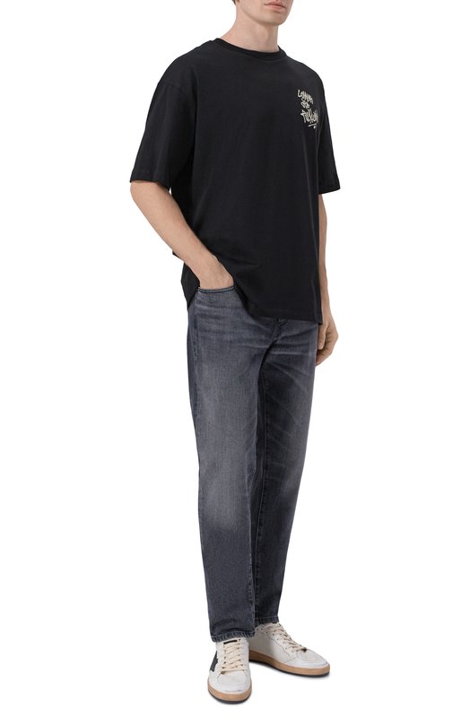 Хлопковая футболка Comme des Fuckdown CFABM02001 Чёрный  CFABM02001 Фото 2