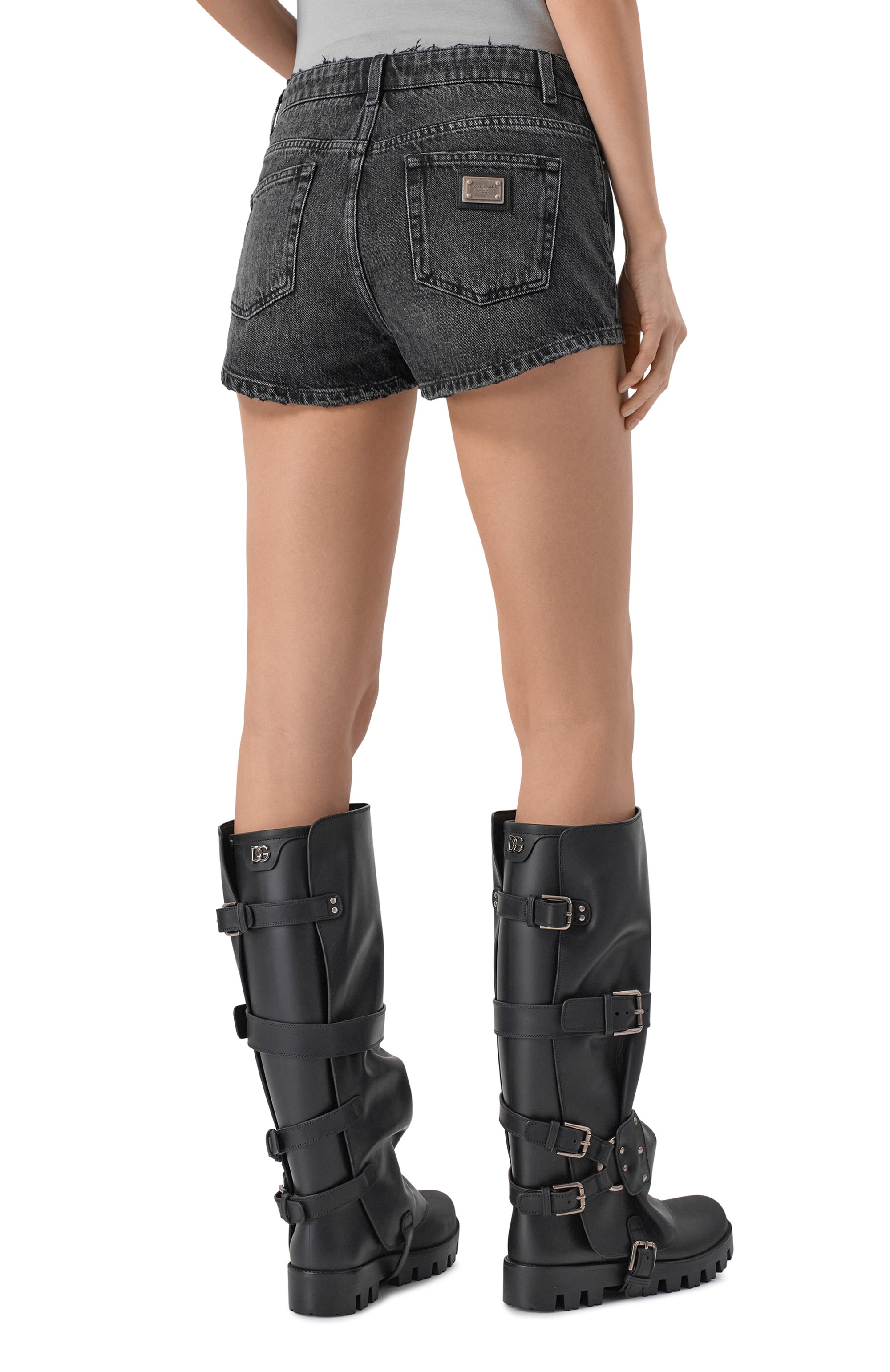 Джинсовые шорты DOLCE & GABBANA, арт. FTC7DD/G80D7, фото 4