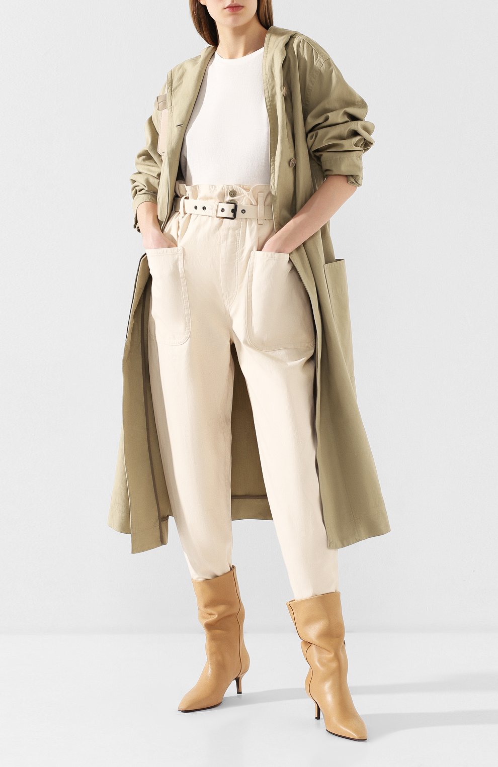 Брюки из смеси хлопка и льна ISABEL MARANT ETOILE, арт. PA1512-20P007E/RINNY, фото 2