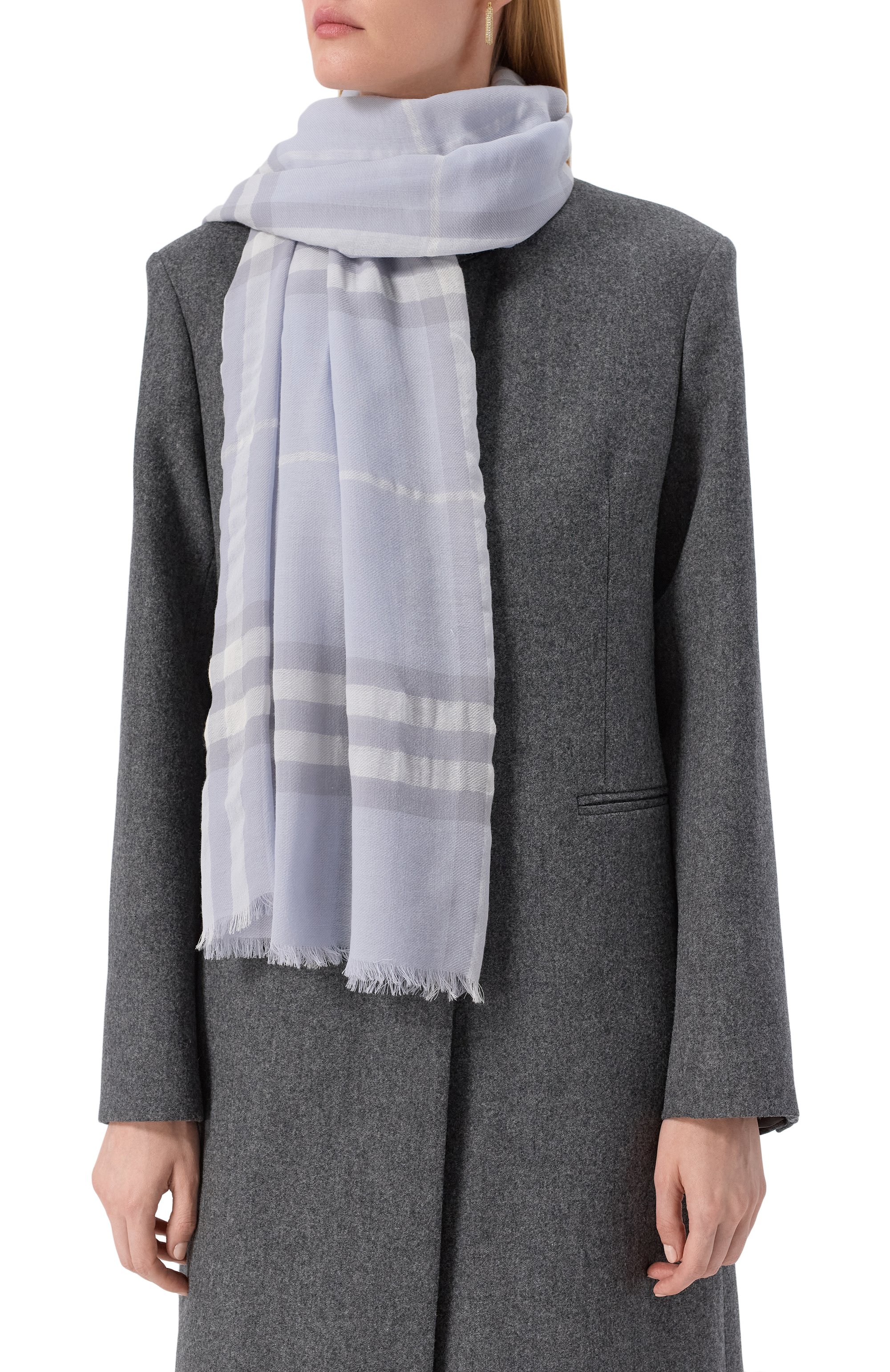 Шерстяной шарф BURBERRY, арт. 8110468, фото 2