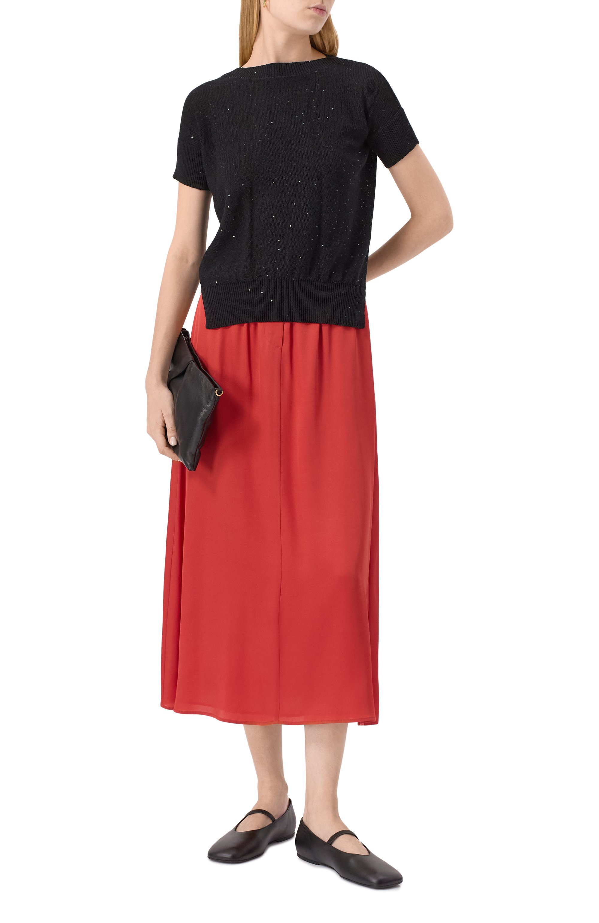 Хлопковый пуловер LORENA ANTONIAZZI, арт. P25124TM29A/3049, фото 2