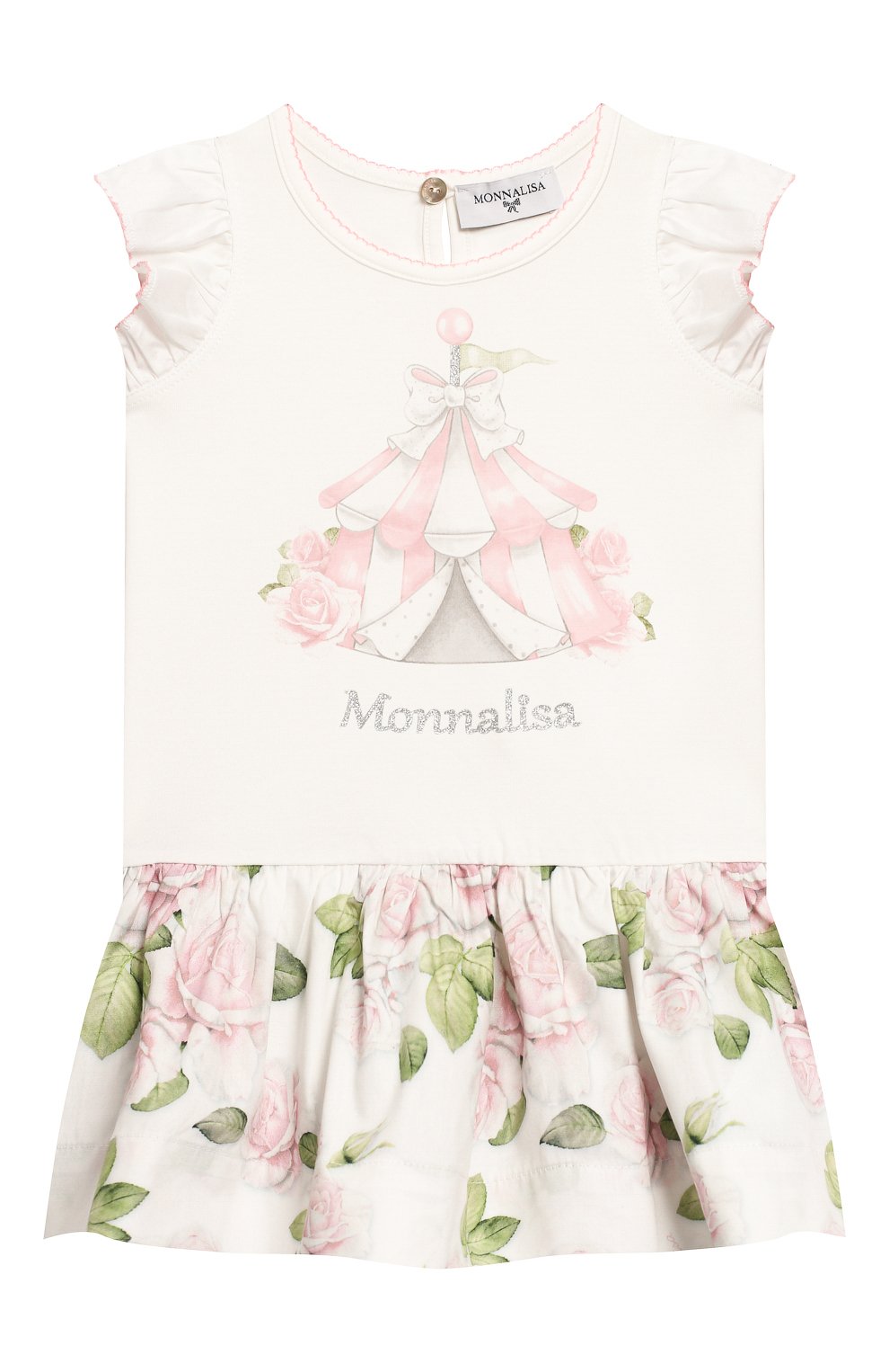 Платье MONNALISA розового цвета по цене 10600 руб., арт. 315904SG, фото 1 Платье MONNALISA, арт. 315904SG, фото 1