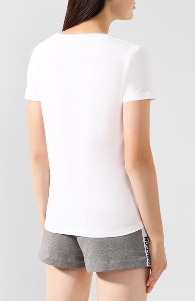 Хлопковая футболка MOSCHINO, арт. A1904/9003, фото 4