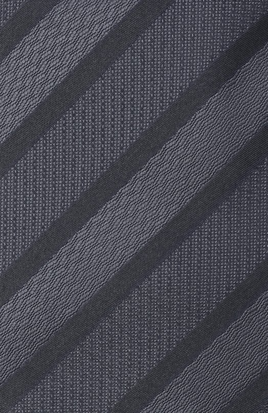 Шелковый галстук Brunello Cucinelli MR8460018P Серый  MR8460018P Фото 4