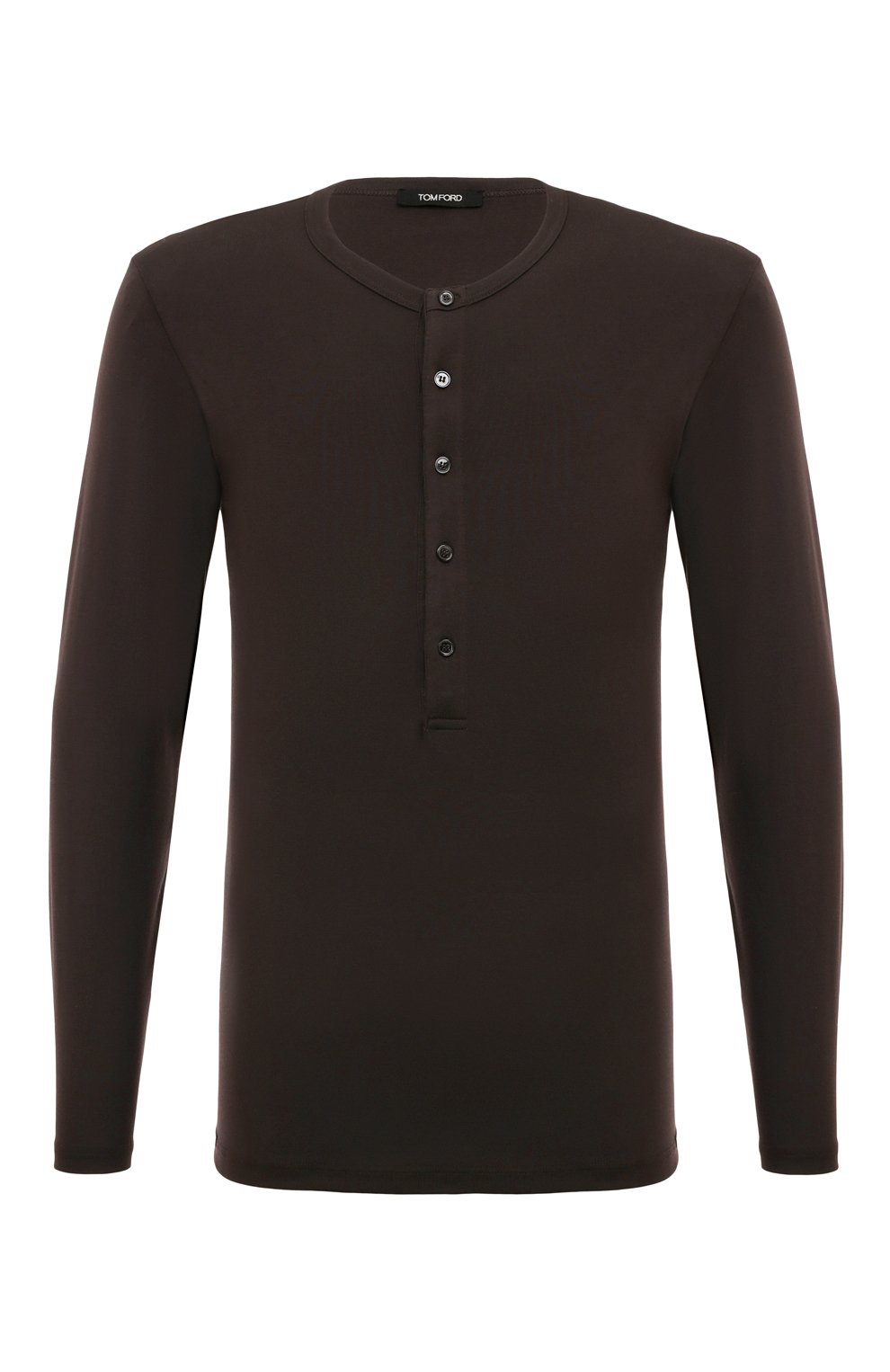 Хлопковый лонгслив-хенли TOM FORD, арт. T4M15104/204, фото 1