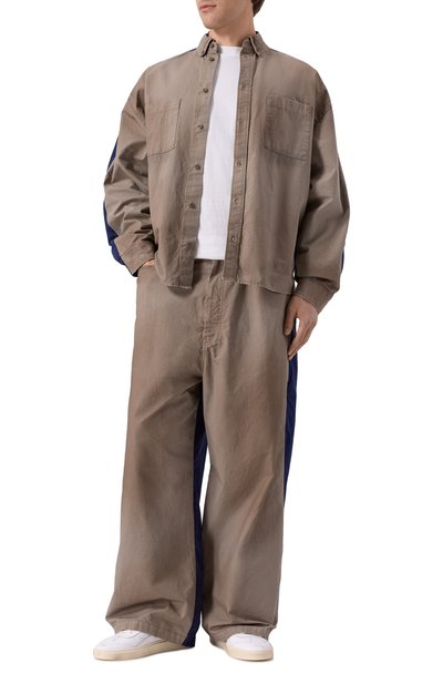 Комбинированная рубашка BALENCIAGA, арт. 839078/TSP01, фото 2