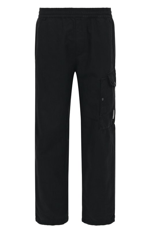Брюки из хлопка и льна C.P. Company 18CMPA062A006273G Чёрный 18CMPA062A006273G