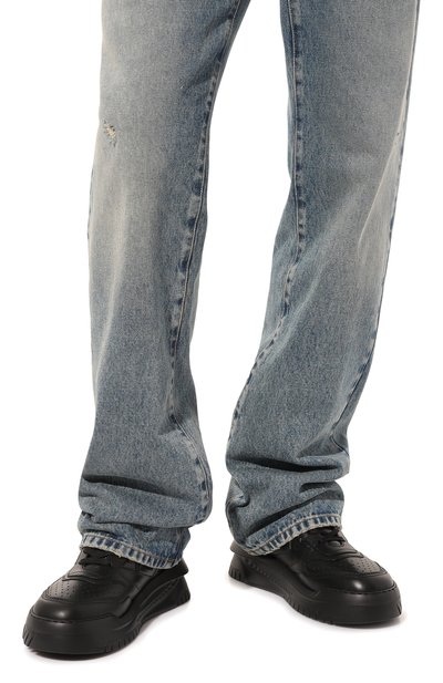 Кожаные кроссовки greca odissea VERSACE, арт. 1008124/1A05873, фото 3