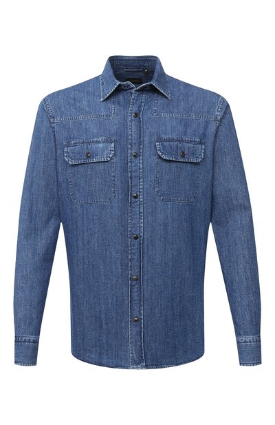 Джинсовая рубашка ZEGNA, арт. UVX46/STT3, фото 1