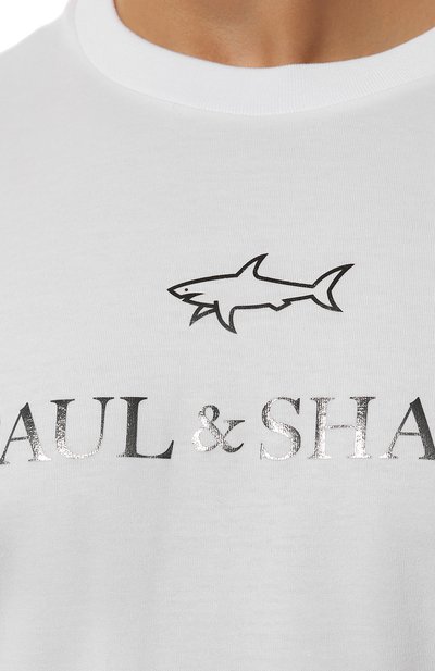 Хлопковая футболка PAUL&SHARK, арт. 14311602, фото 5