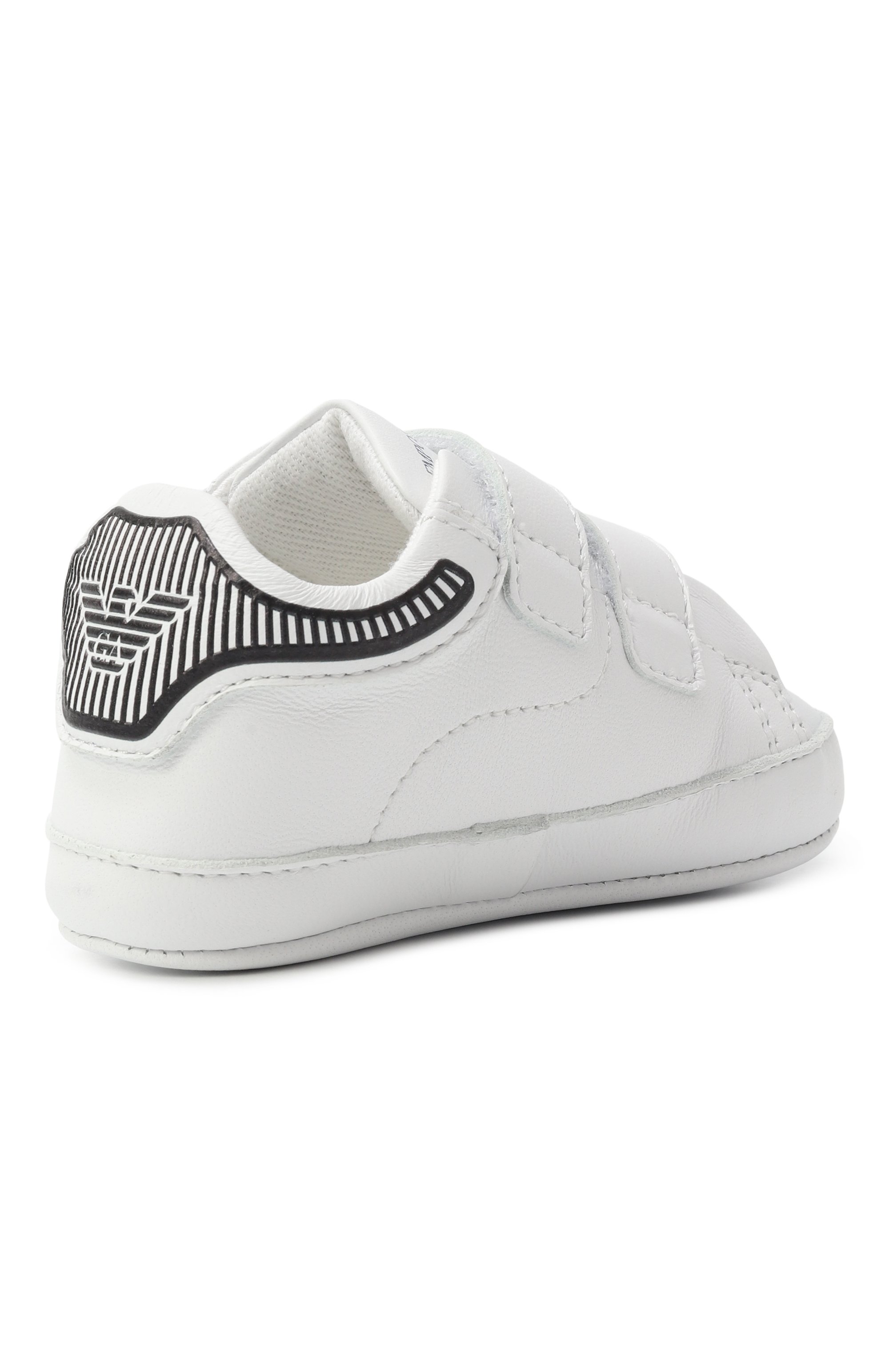 Кожаные пинетки EMPORIO ARMANI, арт. XLX005/XCC75, фото 3