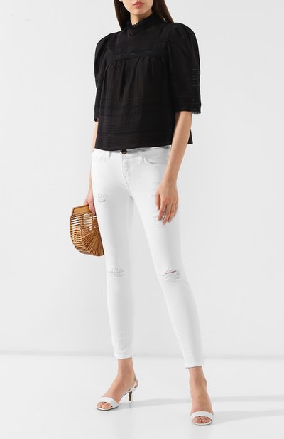 Хлопковая блузка ZADIG AND VOLTAIRE черного цвета по цене 24800 руб., арт. SHCA3502F, фото 2 Хлопковая блузка ZADIG AND VOLTAIRE, арт. SHCA3502F, фото 2