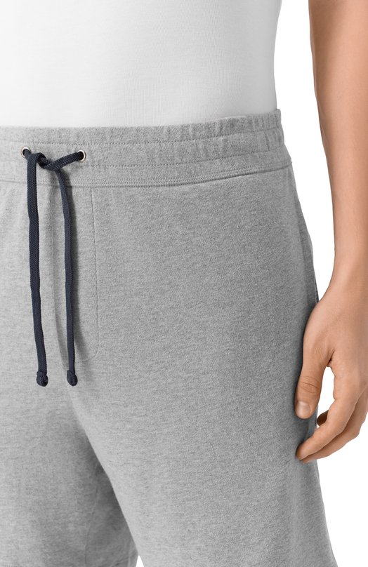 Хлопковые шорты James Perse MXI4192 Серый  MXI4192 Фото 5