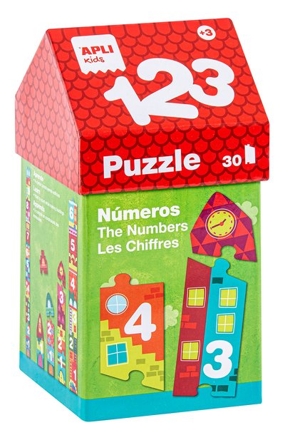 Большие пазлы цифры APLI KIDS, арт. 14806, фото 1