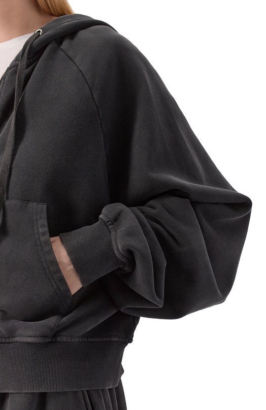 Толстовка из хлопка и шерсти Addicted FT2315.1 Чёрный  FT2315.1 Фото 5