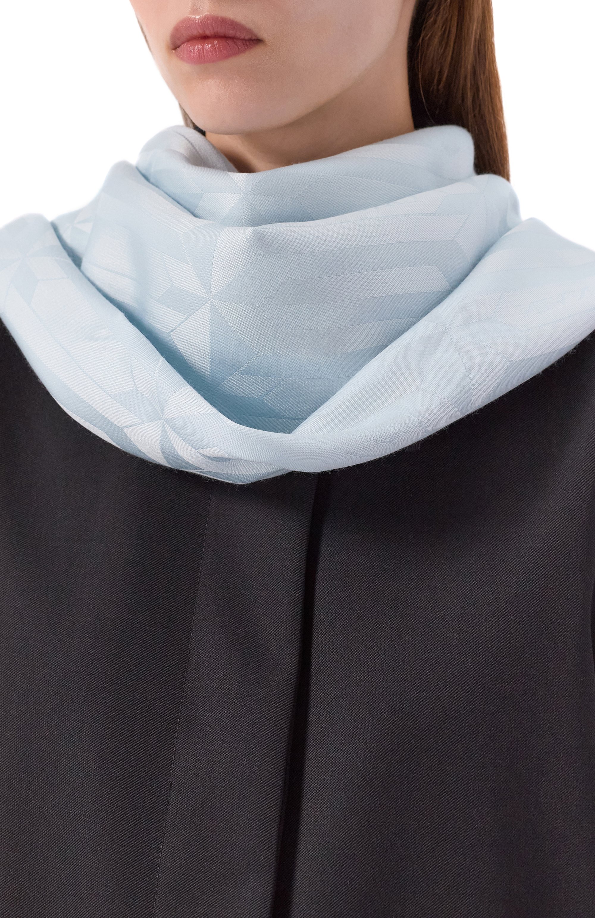 Палантин из шелка и шерсти LANVIN, арт. 6L7020J5754, фото 2