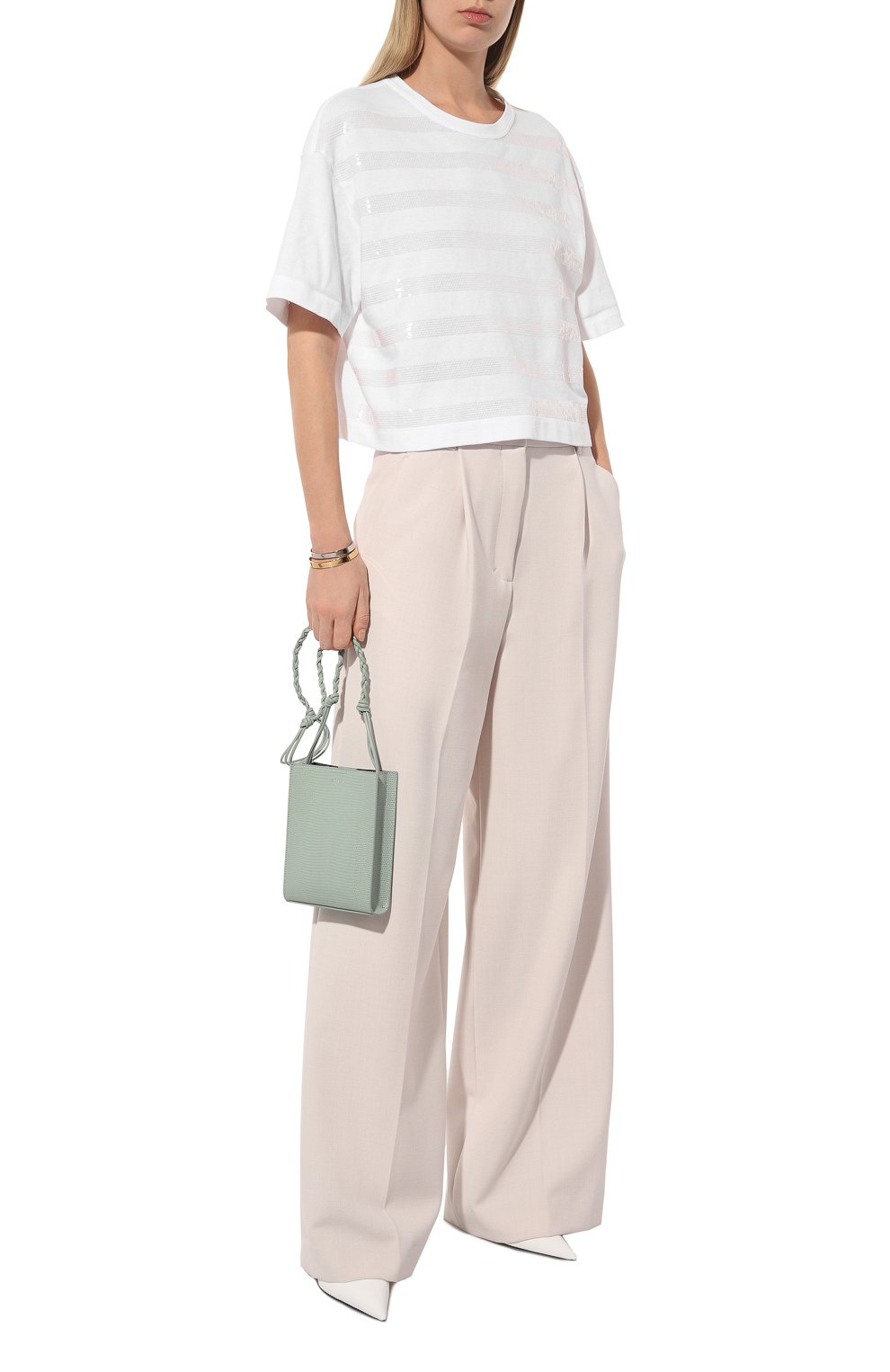 Хлопковая футболка BRUNELLO CUCINELLI, арт. M0T63B1277, фото 2