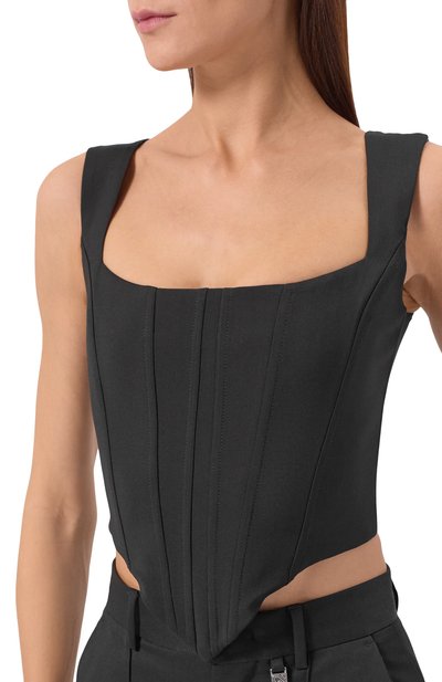 Шерстяной топ-корсет GIUSEPPE DI MORABITO, арт. 05FWT0196 05327A, фото 5