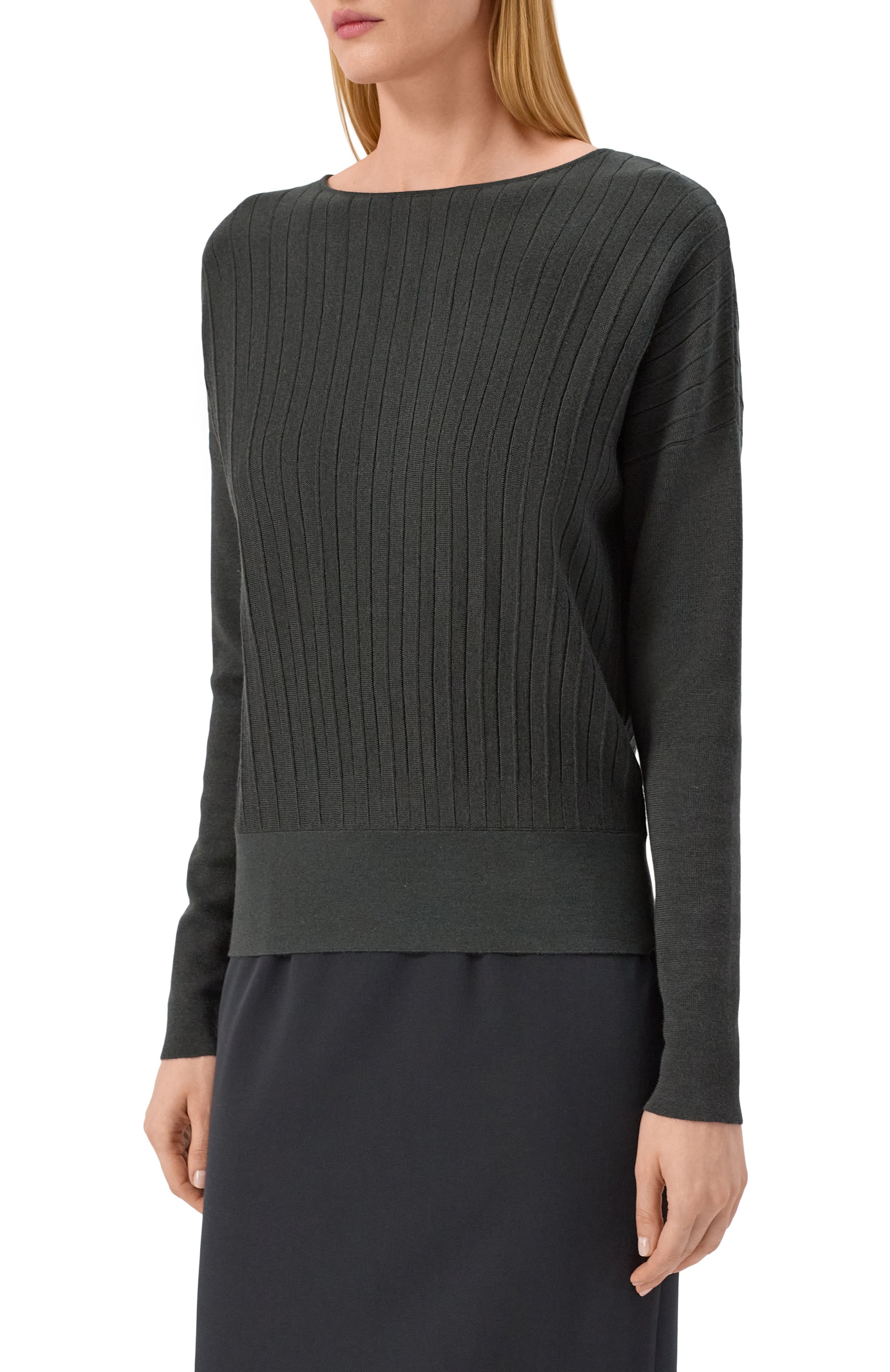 Пуловер из шерсти и шелка AGNONA, арт. K510018E/9D180NE, фото 3