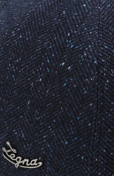 Бейсболка из шерсти и шелка ZEGNA темно-синего цвета по цене 41350 руб., арт. Z8I03/B8E, фото 3 Бейсболка из шерсти и шелка ZEGNA, арт. Z8I03/B8E, фото 3