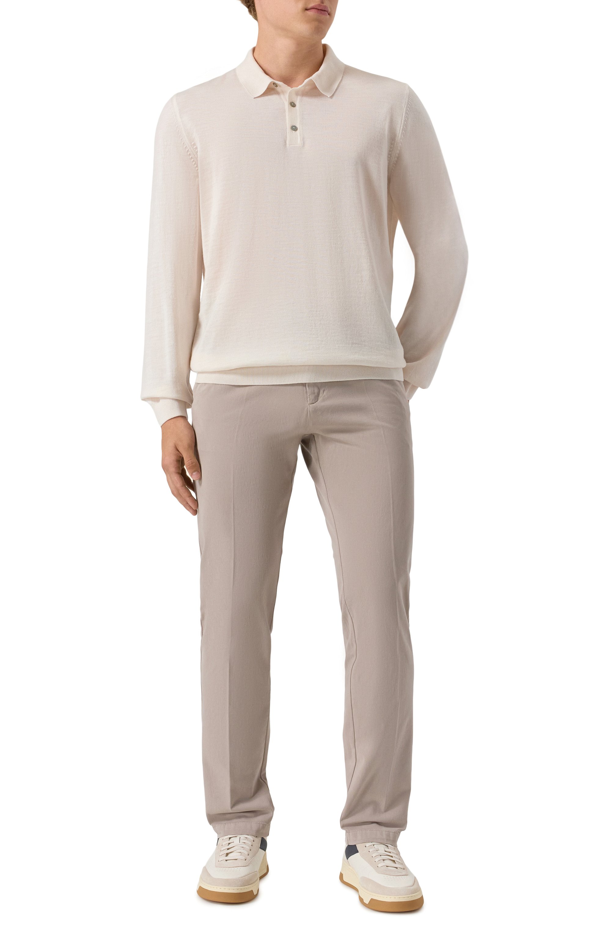 Шерстяное поло BOSS, арт. 50476355, фото 2