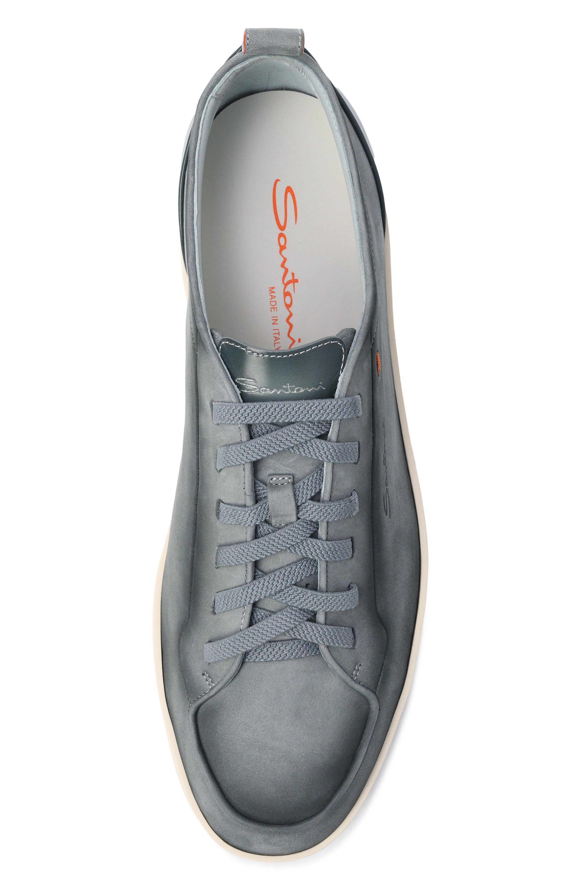 Замшевые кеды monte carlo SANTONI голубого цвета по цене 93150 руб., арт. MBNG22184TIRTFEH, фото 5 Замшевые кеды monte carlo SANTONI, арт. MBNG22184TIRTFEH, фото 5