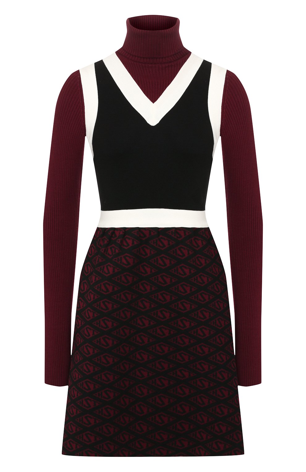 Платье TOMMY Х ZENDAYA бордового цвета по цене 17990 руб., арт. WW0WW26111, фото 1 Платье TOMMY Х ZENDAYA, арт. WW0WW26111, фото 1