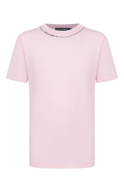 Мужская хлопковая футболка DOLCE & GABBANA, арт. G8RN8Z/G7P90