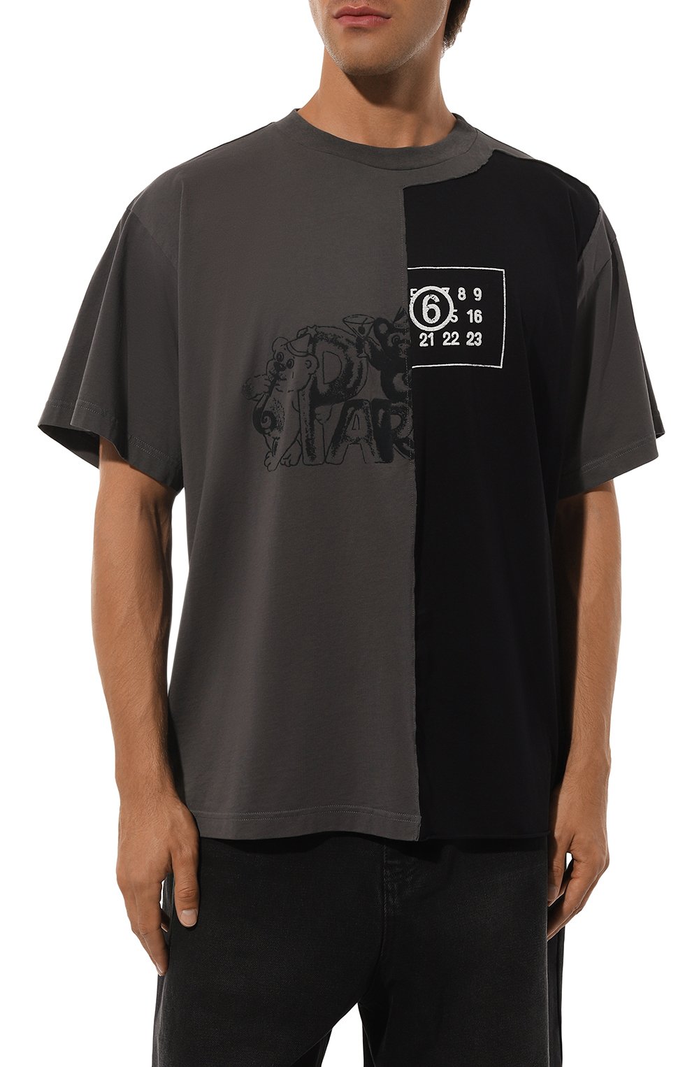 Хлопковая футболка MM6, арт. SH0GC0026/S24311, фото 3