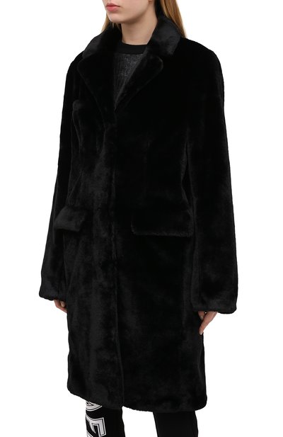 Шуба из экомеха RTA, арт. WF0FR-4036BLK, фото 3