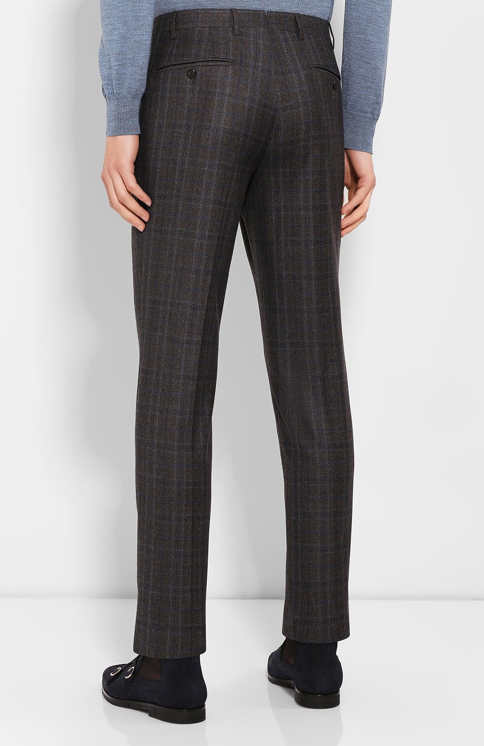 Шерстяные брюки CORNELIANI, арт. 845280-9817301/02, фото 4