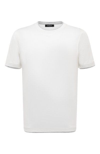 Мужская футболка из шелка и хлопка GRAN SASSO, арт. 60123/78410