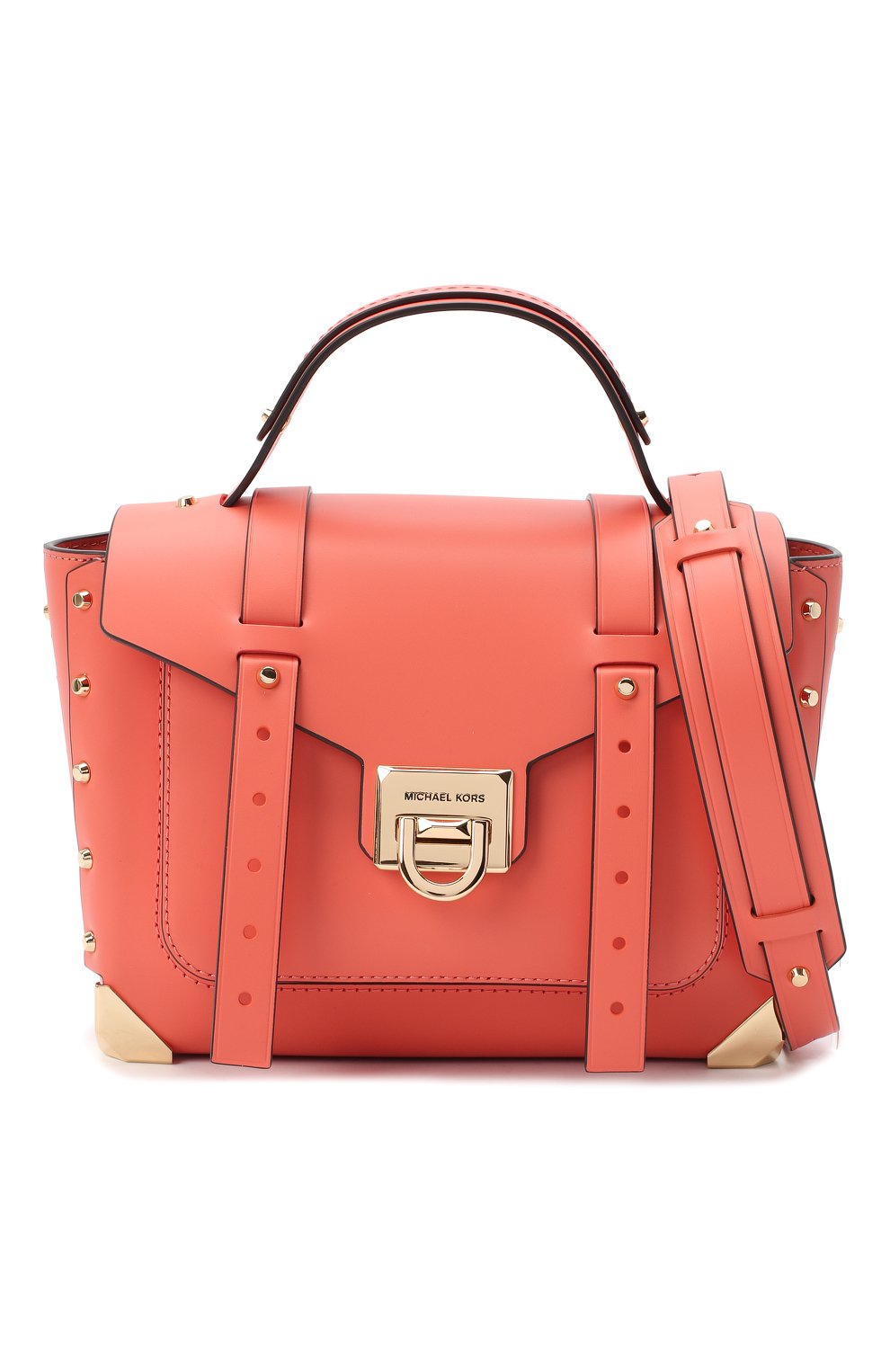 Сумка manhattan MICHAEL MICHAEL KORS кораллового цвета по цене 48450 руб., арт. 30T9GNCS6L, фото 6 Сумка manhattan MICHAEL MICHAEL KORS, арт. 30T9GNCS6L, фото 6