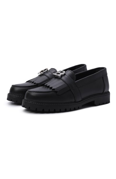 Кожаные лоферы BALMAIN, арт. BZ0A86