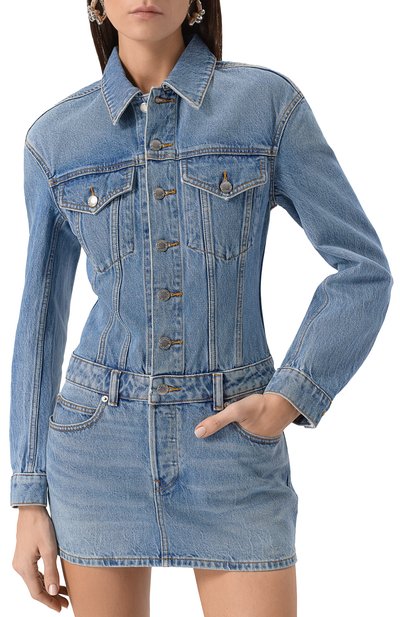 Джинсовое платье ALEXANDER WANG, арт. 4DC1256585, фото 3