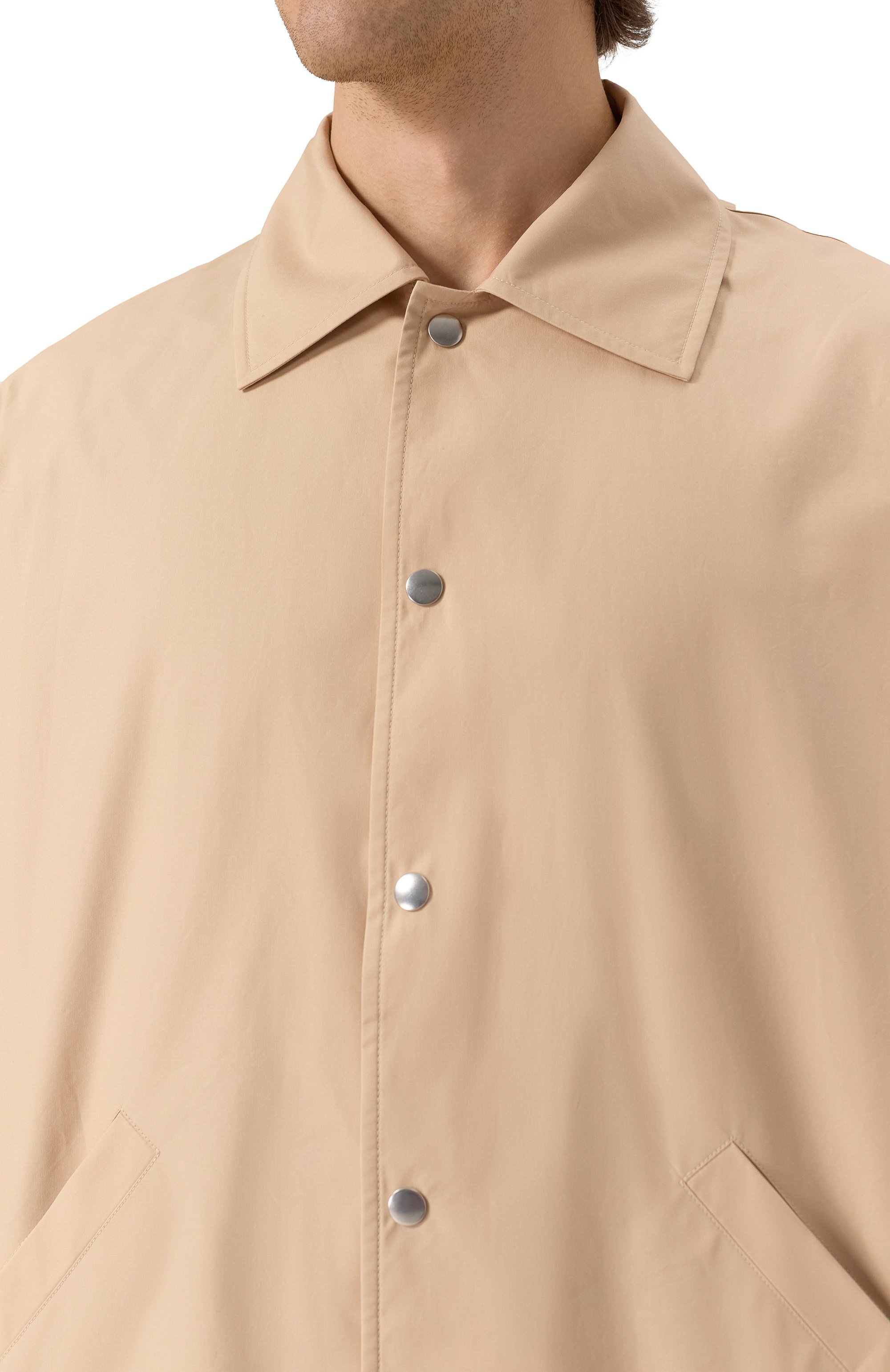 Хлопковая куртка-рубашка JIL SANDER, арт. J23BN0003-J45026, фото 5