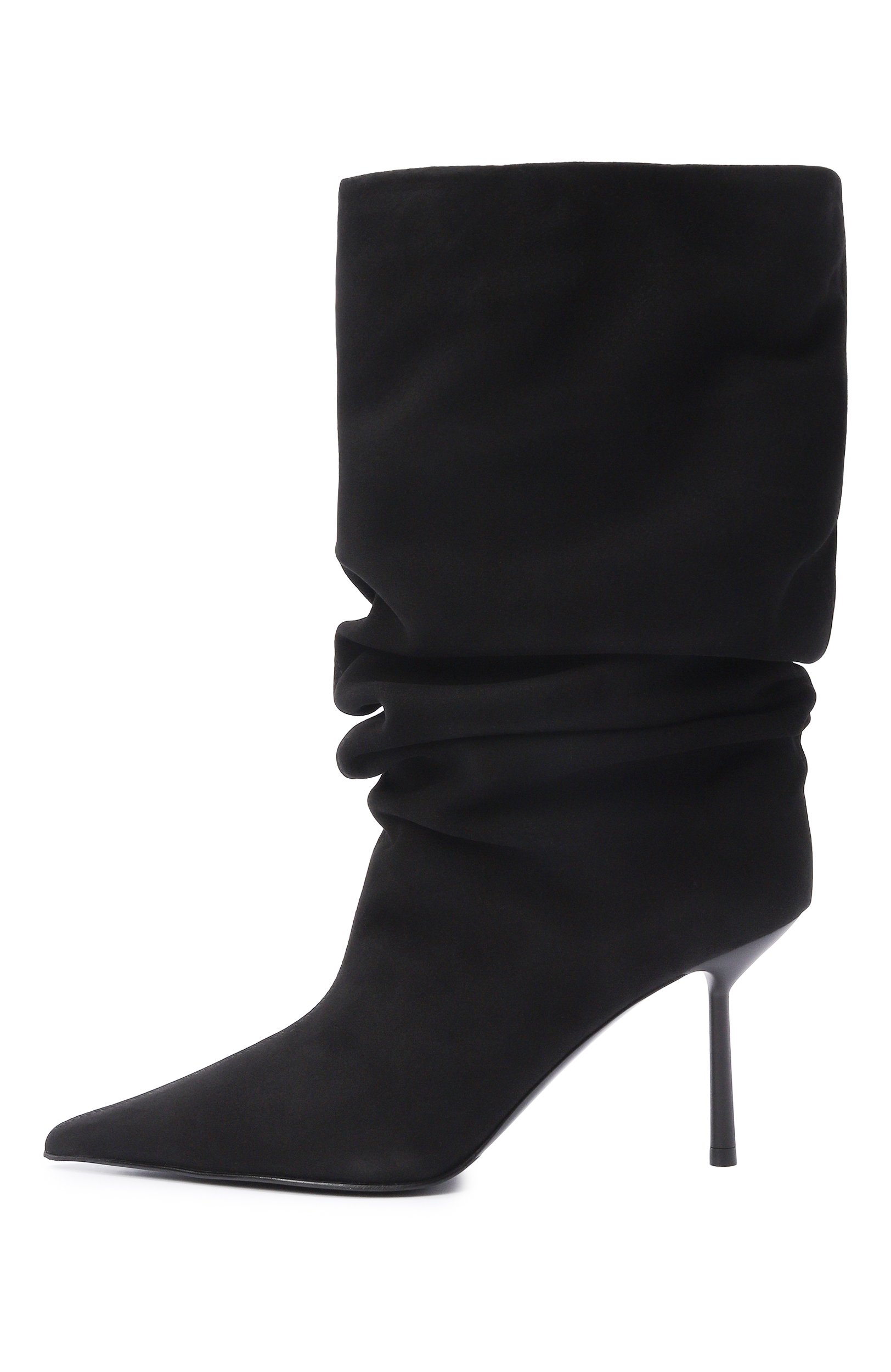 Замшевые сапоги bella 80 LE SILLA черного цвета по цене 134000 руб., арт. 4184E080BXPPVEP, фото 4 Замшевые сапоги bella 80 LE SILLA, арт. 4184E080BXPPVEP, фото 4