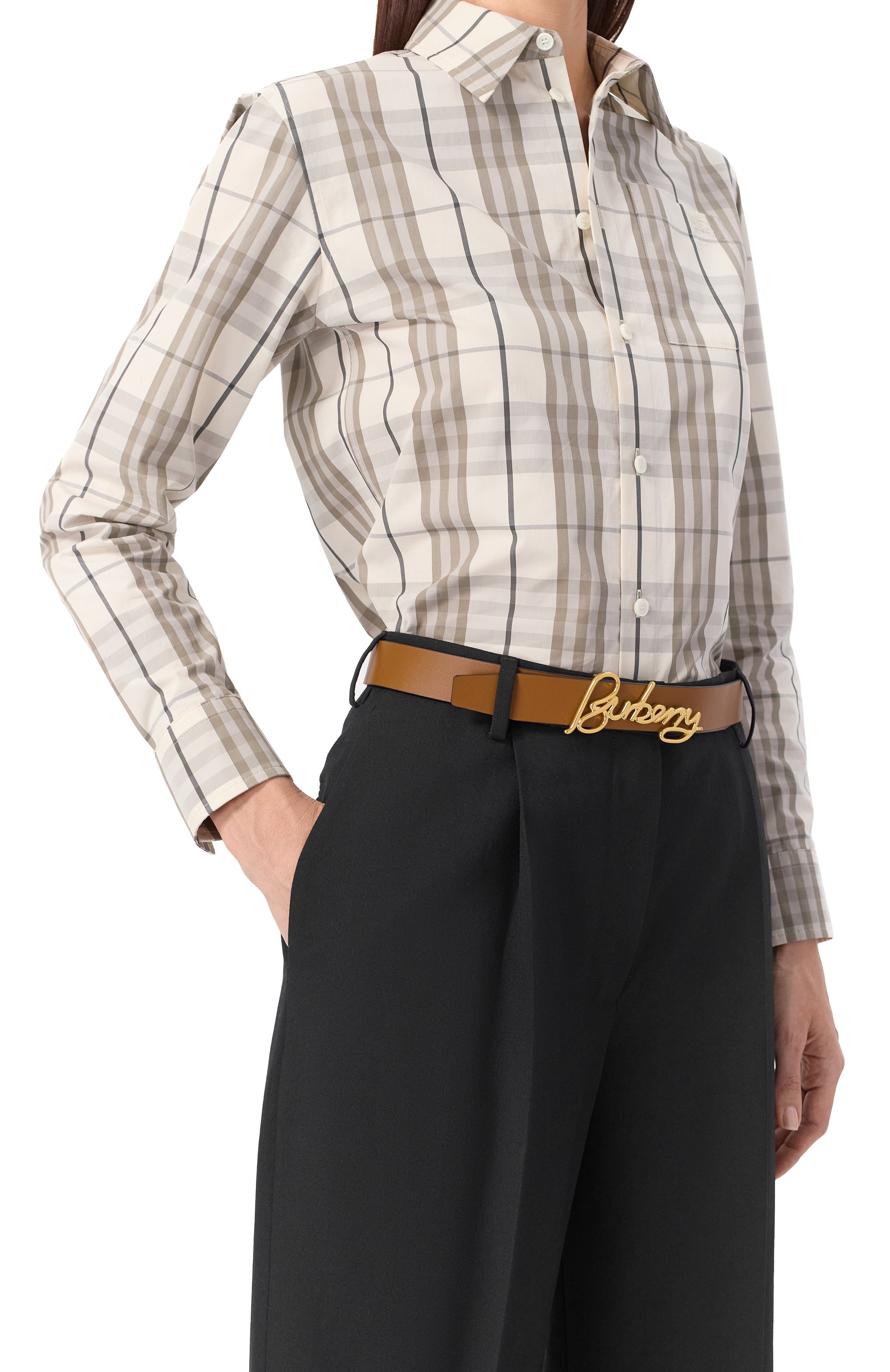 Двусторонний ремень BURBERRY, арт. 8104929, фото 3