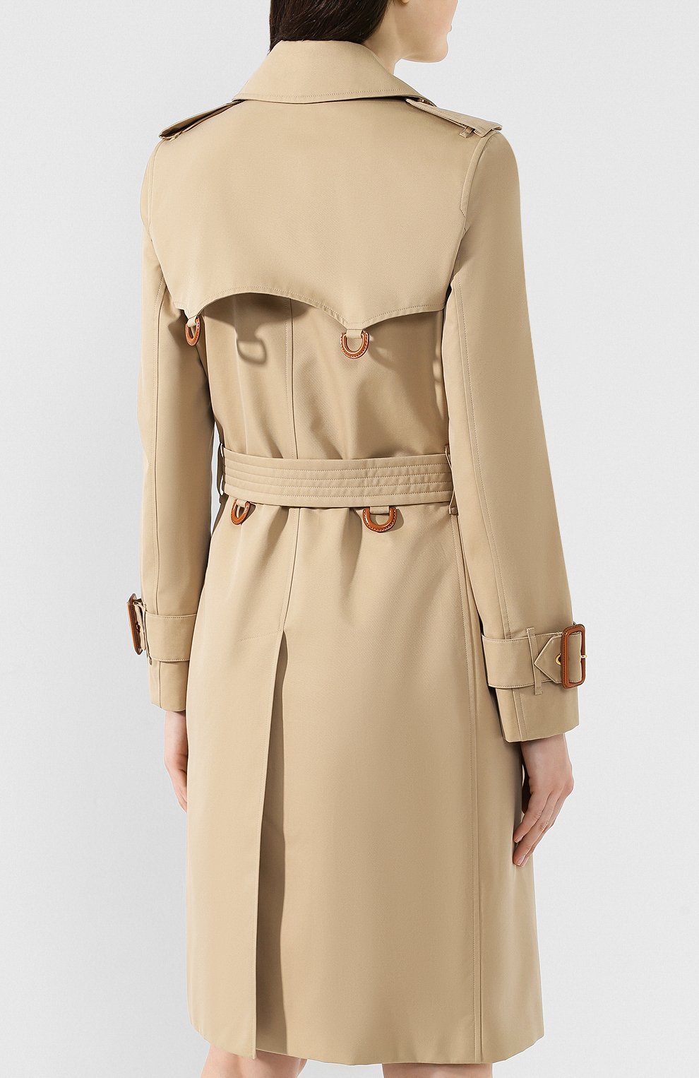 Хлопковый тренч islington BURBERRY, арт. 8014155, фото 4