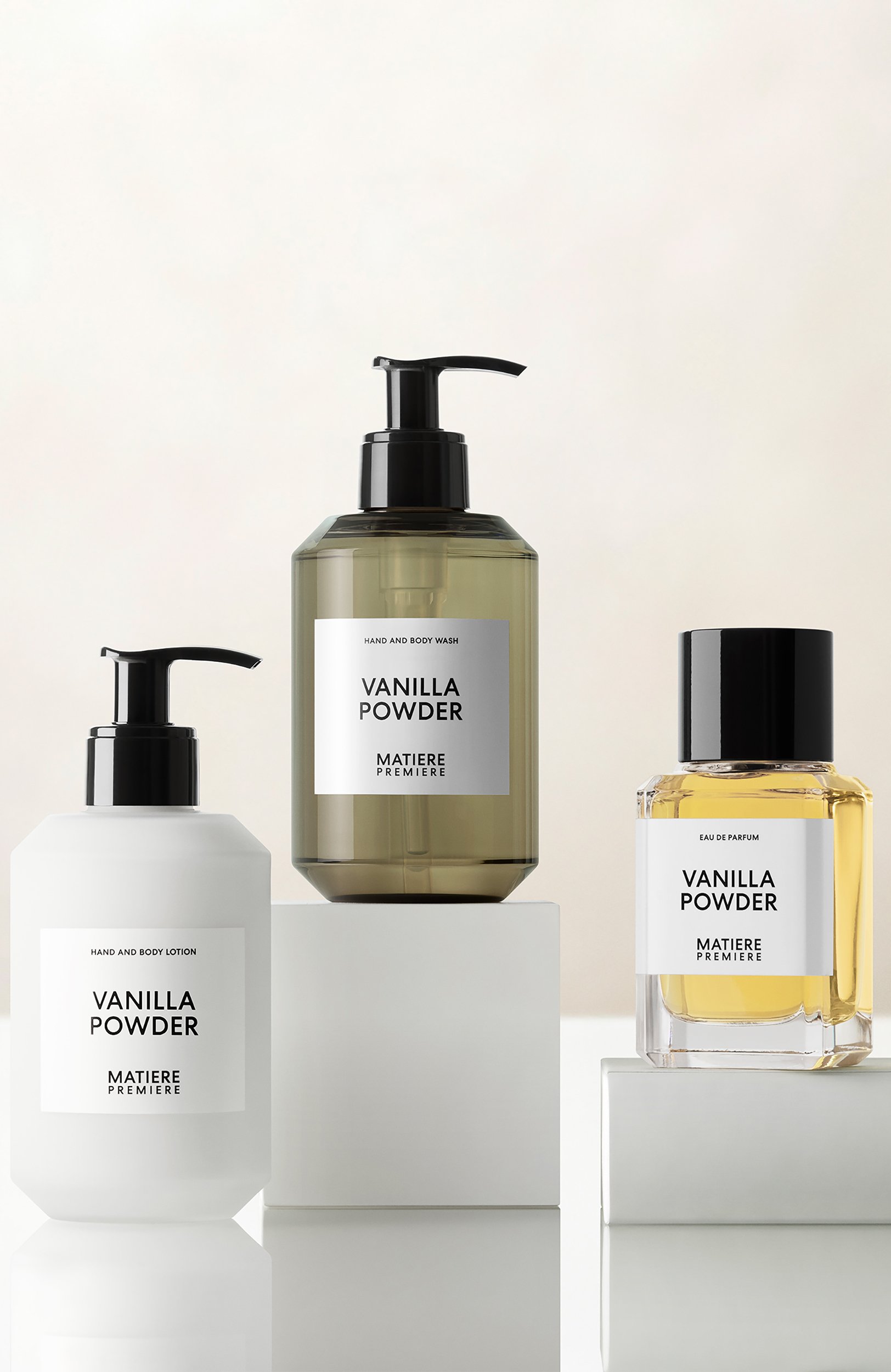 Лосьон для тела и рук vanilla powder (300ml) MATIERE PREMIERE бесцветного цвета по цене 9450 руб., арт. 3760428940919, фото 3 Лосьон для тела и рук vanilla powder (300ml) MATIERE PREMIERE, арт. 3760428940919, фото 3