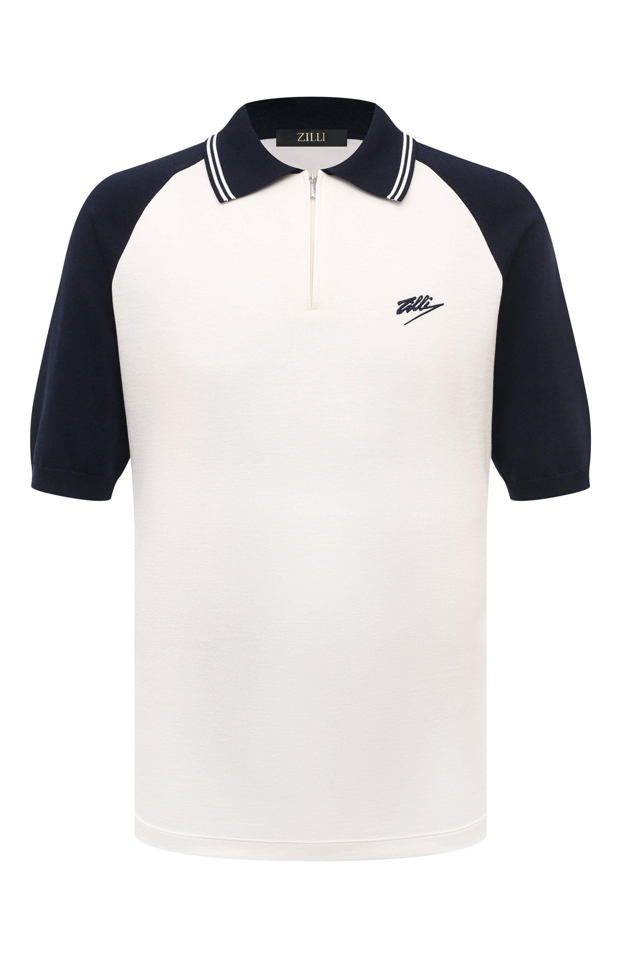 Поло из хлопка и шелка ZILLI, арт. KZP004M0142VSTA00, фото 1