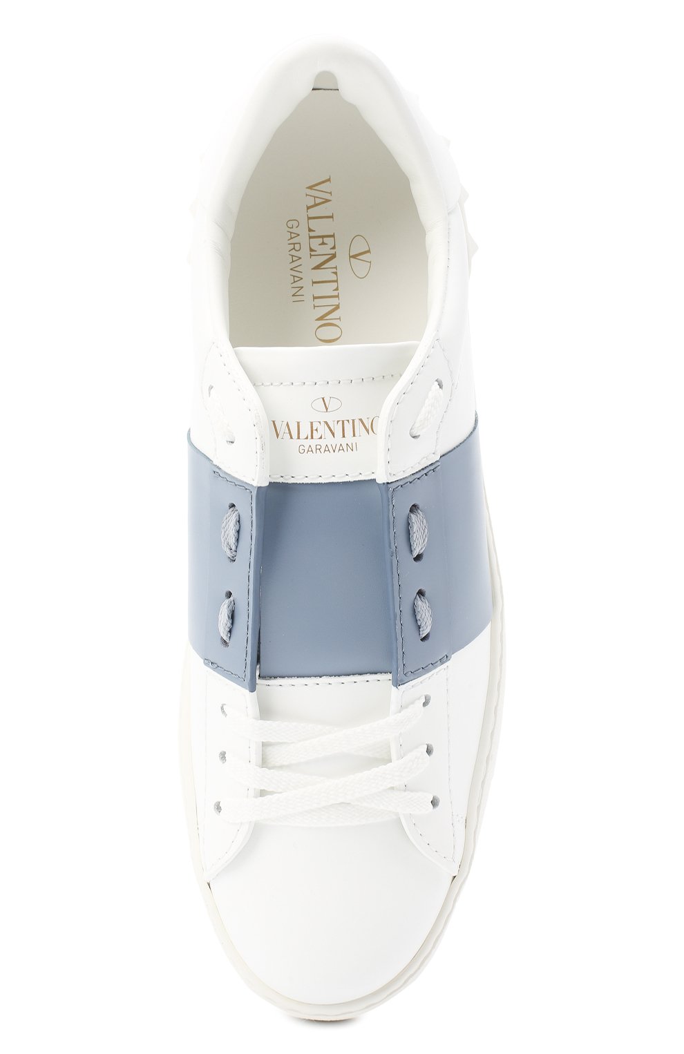 Кожаные кеды open VALENTINO, арт. UW2S0781/BLU, фото 5