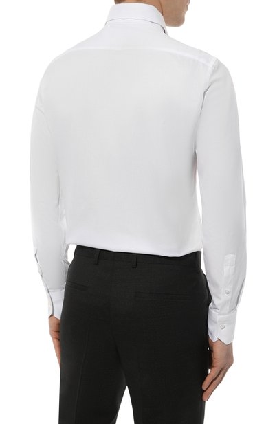 Хлопковая сорочка ZEGNA, арт. 703901A7/9MS0BA, фото 5