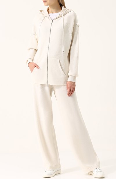 Кашемировый кардиган на молнии с капюшоном BARRIE, арт. W17C55275, фото 2