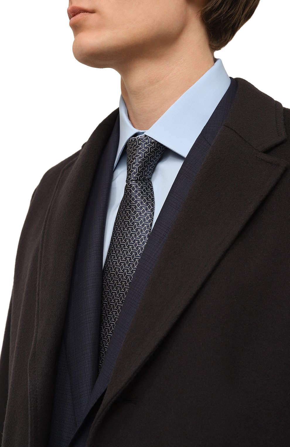 Шелковый галстук LANVIN, арт. 3100/TIE, фото 2